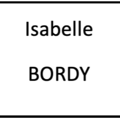 Isabelle BORDY Isabelle BORDY